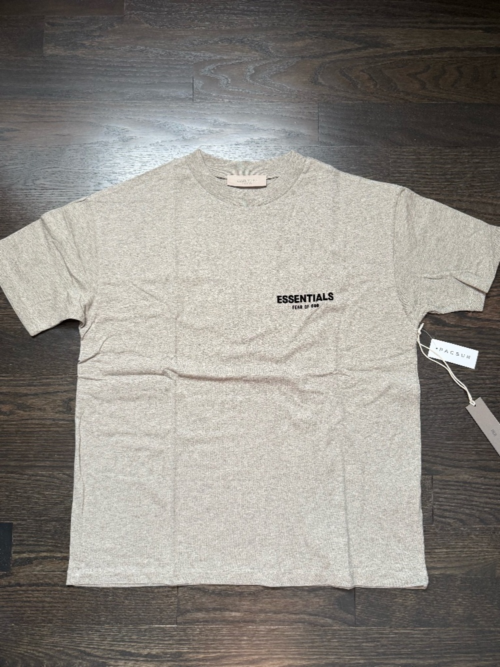 Essentials Fear of God Dark Oatmeal Short Sleeve Shirt Size Medium